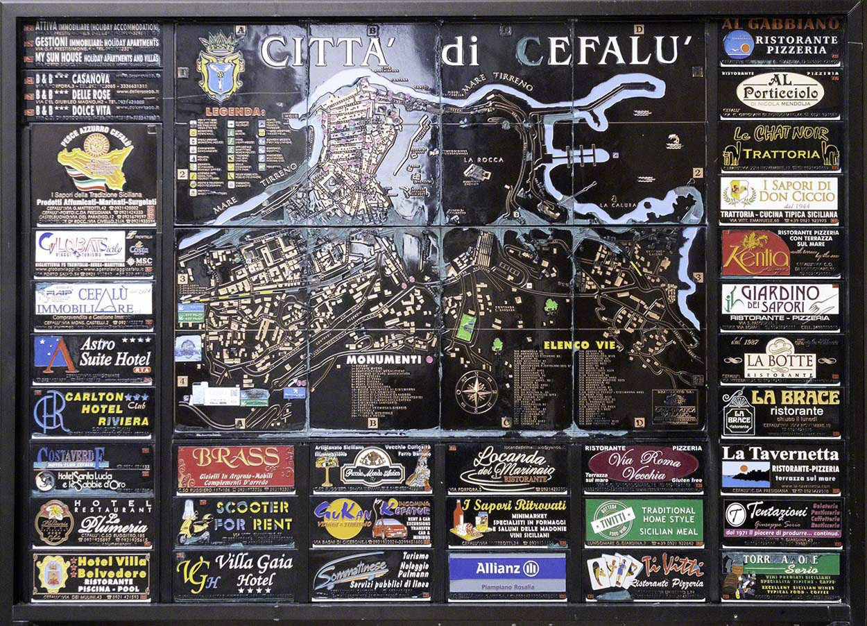 Cefalu Tourist Map 