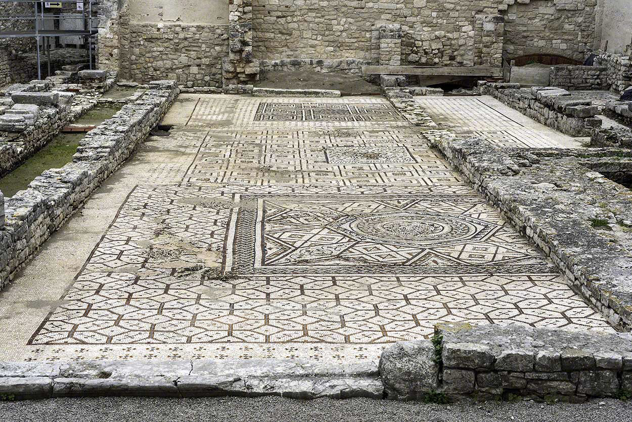 Copies-of-Fourth-Century-Basilica-Floor-Mosaic,-Euphrasian-Basilica,-Porec.jpg